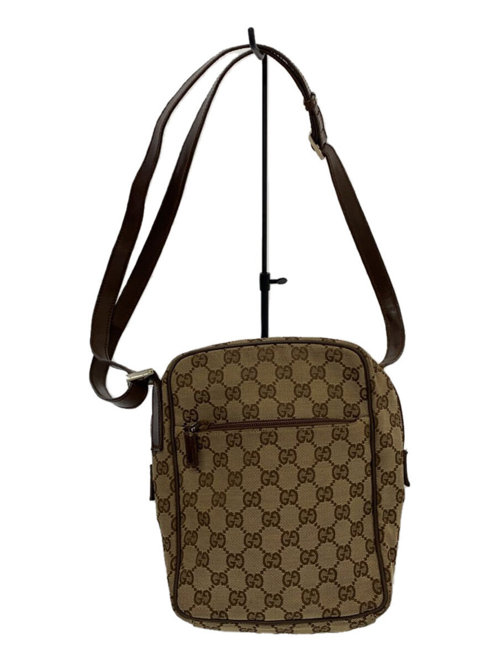 Gucci GG Canvas Crossbody Bag brown monogram canvas brown